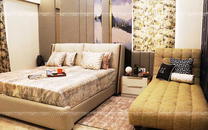 bedroom interior design with sofa furniture