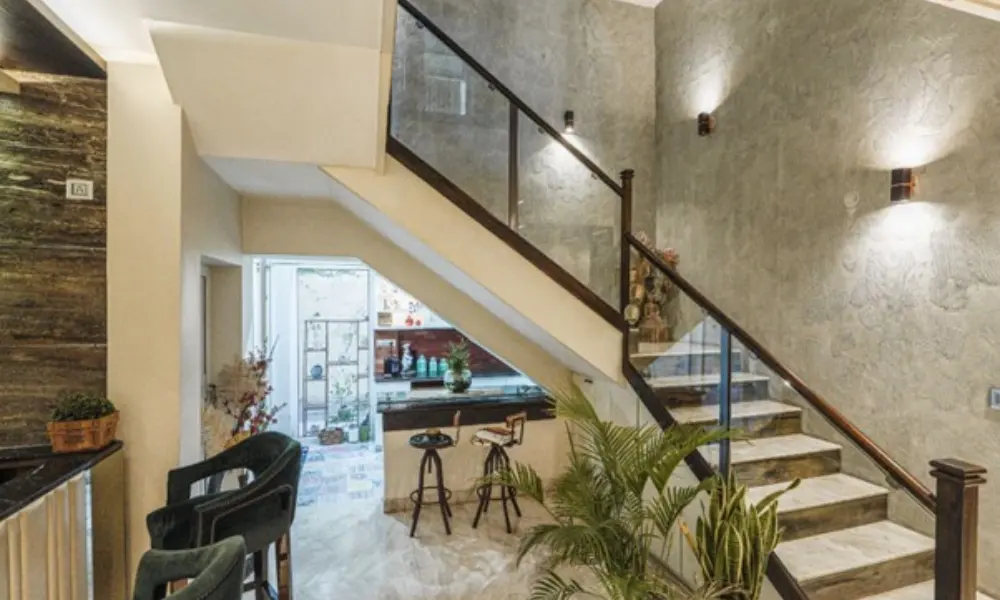 modern japandi living room