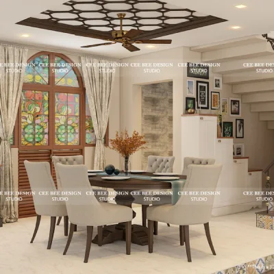 colonial style dining design