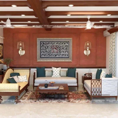 colonial style interior