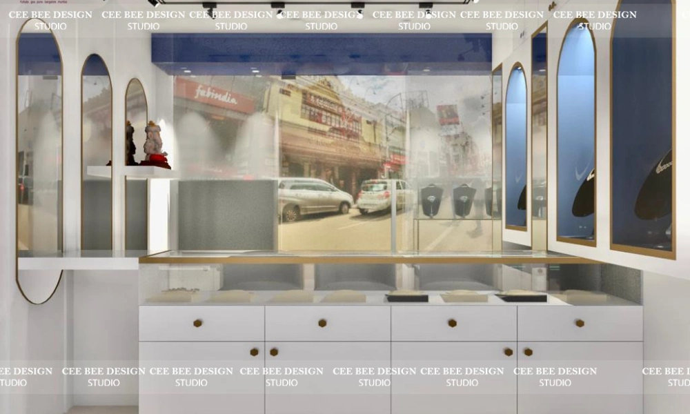 gold shop interior design ideas