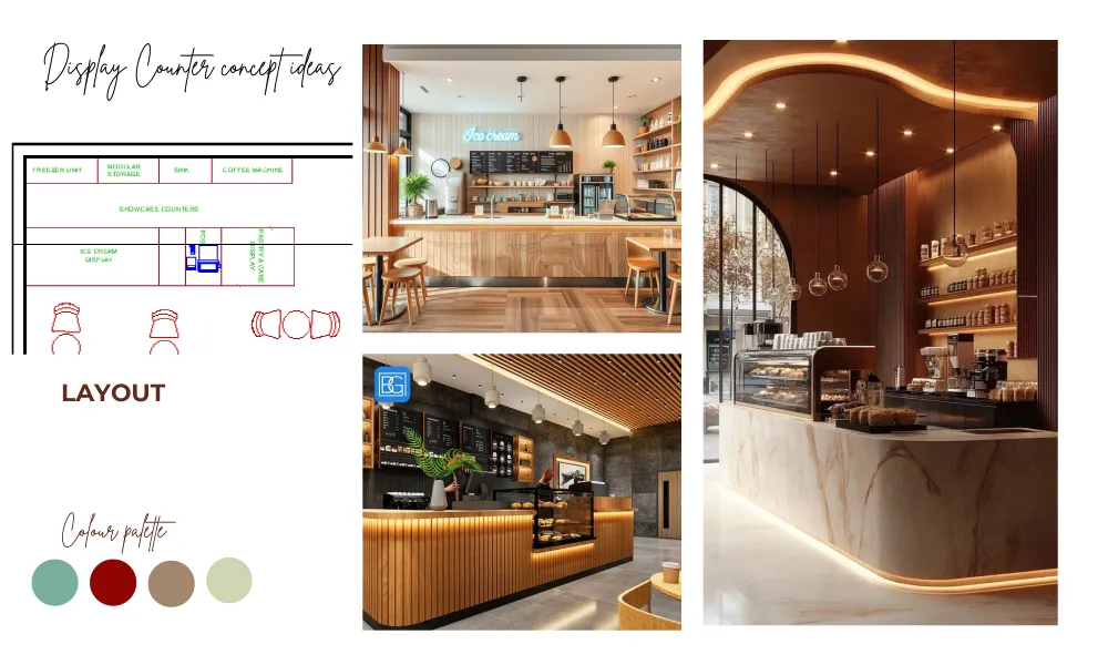 ice cream shops decor ideas