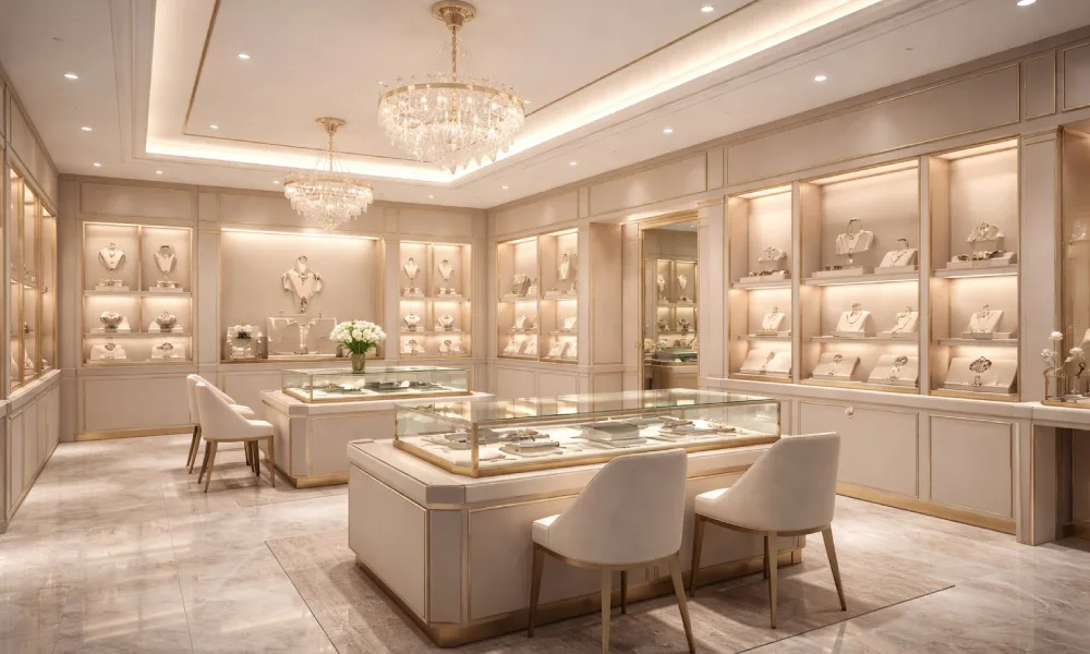 interior designers for jewellery showroom